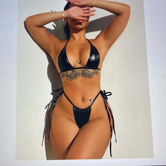 SHEIN Other - Micro halter triangle bikini